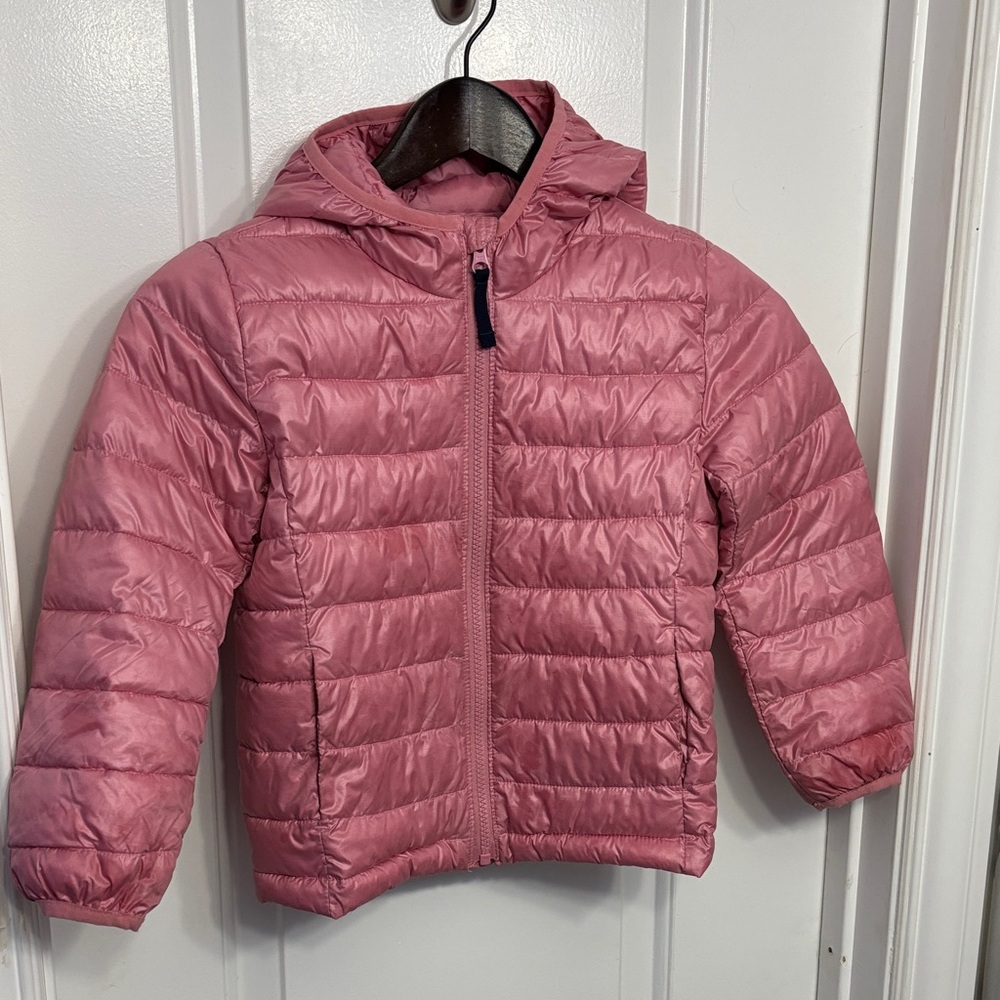 Primary Kids Pink Lightweight Puffer Jacket